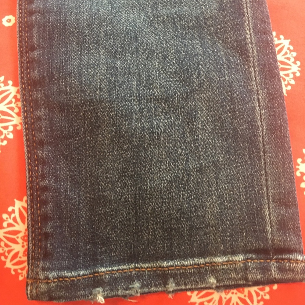 Express midrise super skinny denim jeans sz 0r - Picture 6 of 10